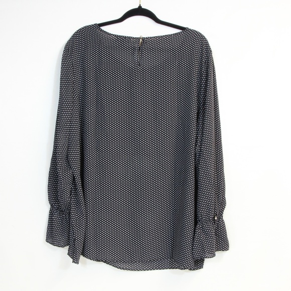 The Limited Black & White Tiny Dot Blouse NWT - Picture 4 of 4